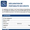 Formulaire de déclaration de maintien des droits, CDR428P Formulaire de déclaration de maintien des droits, CDR428P