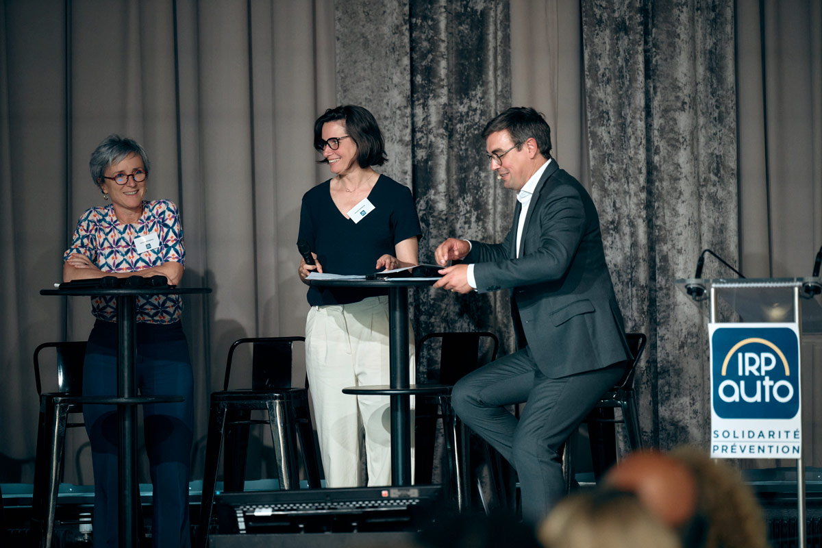 Juliette ROUSSEAU et Aurélie PIERRON (IRP AUTO) – Jean-Baptiste CANIVET (Animateur)