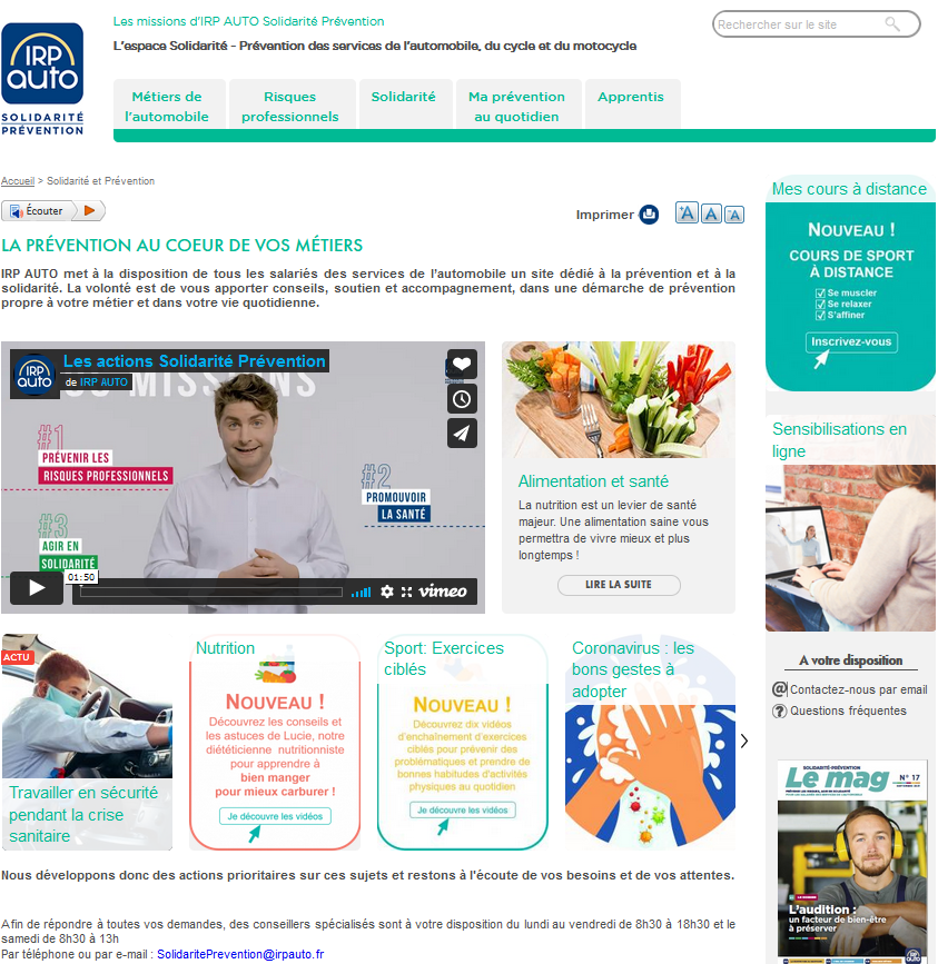 Votre espace Internet dédié 