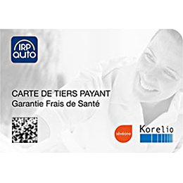 Carte de tiers payant IRP AUTO - Korelio Carte de tiers payant IRP AUTO - Korelio