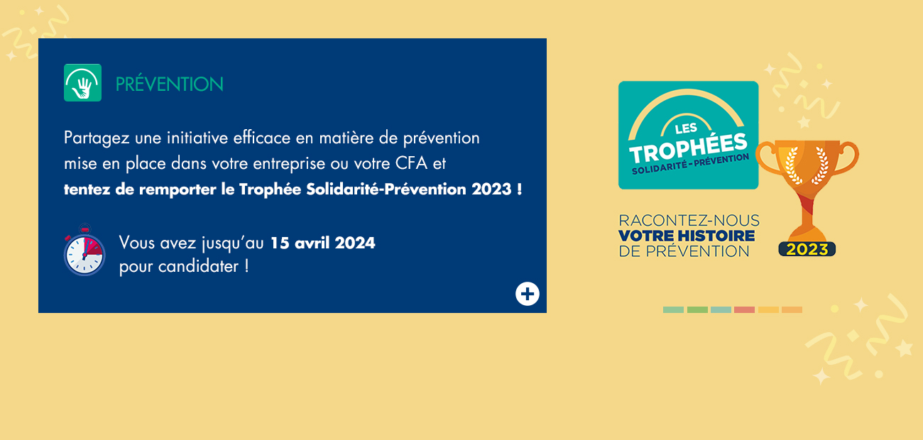 Les Trophées Solidarité-Prévention : racontez-nous votre histoire de prévention